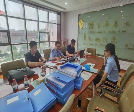 區(qū)應(yīng)急局聯(lián)合對隆鑫天潤開展安全執(zhí)法檢查